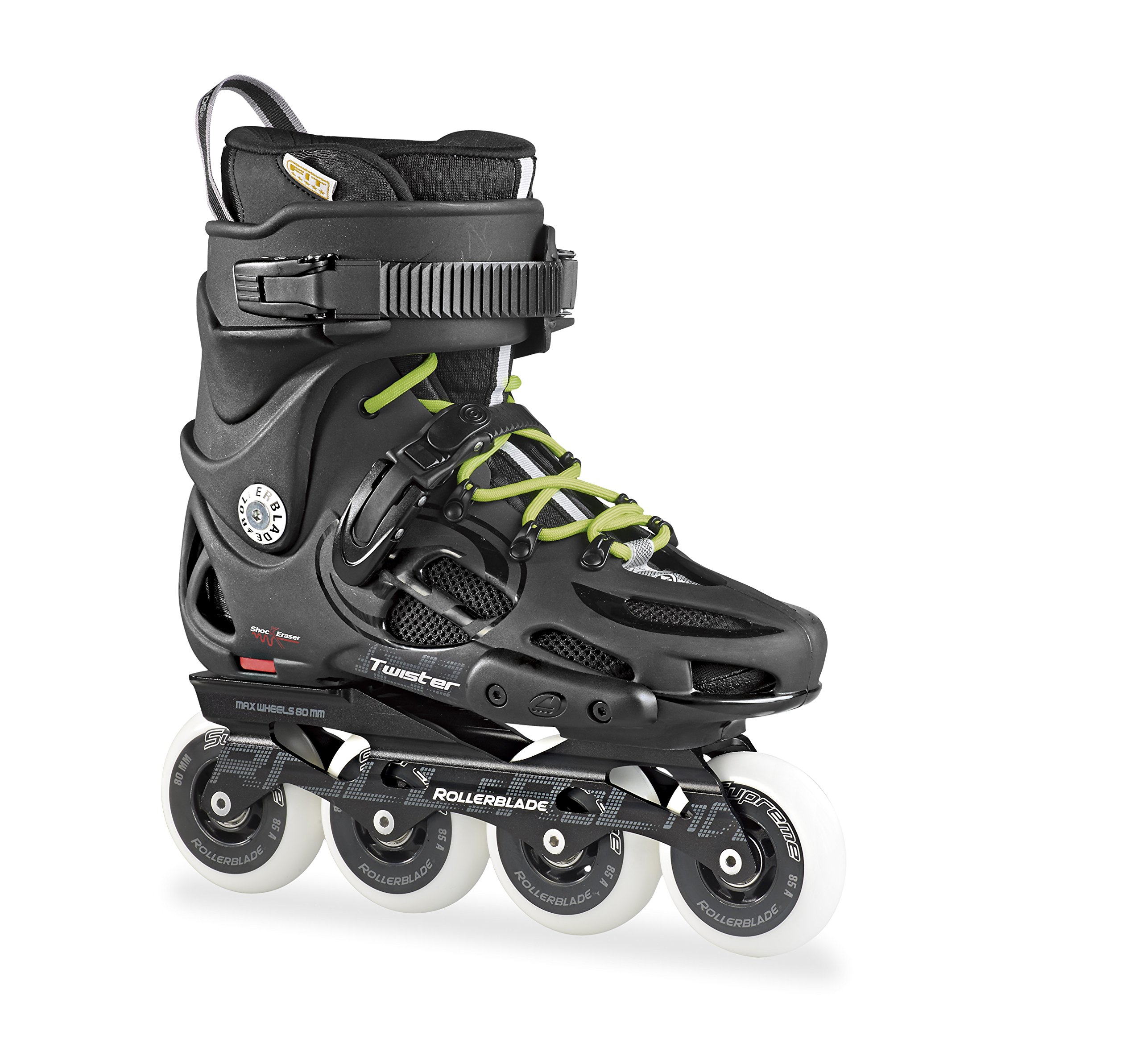 Rollerblade Twister 80 Men's Inline Skates Black / Grey Size Rollerblade Twister 80 Men's Inline Skates Black / Grey Size